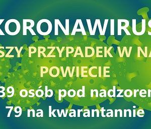Koronawirus – PIERWSZY chory w naszym powiecie war.-zach.!