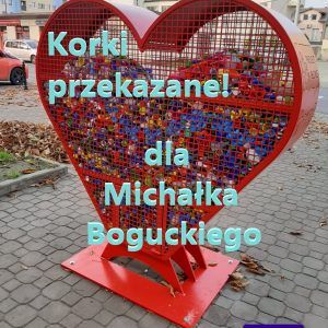 Korki z błońskiego serca dla Michałka Boguckiego.