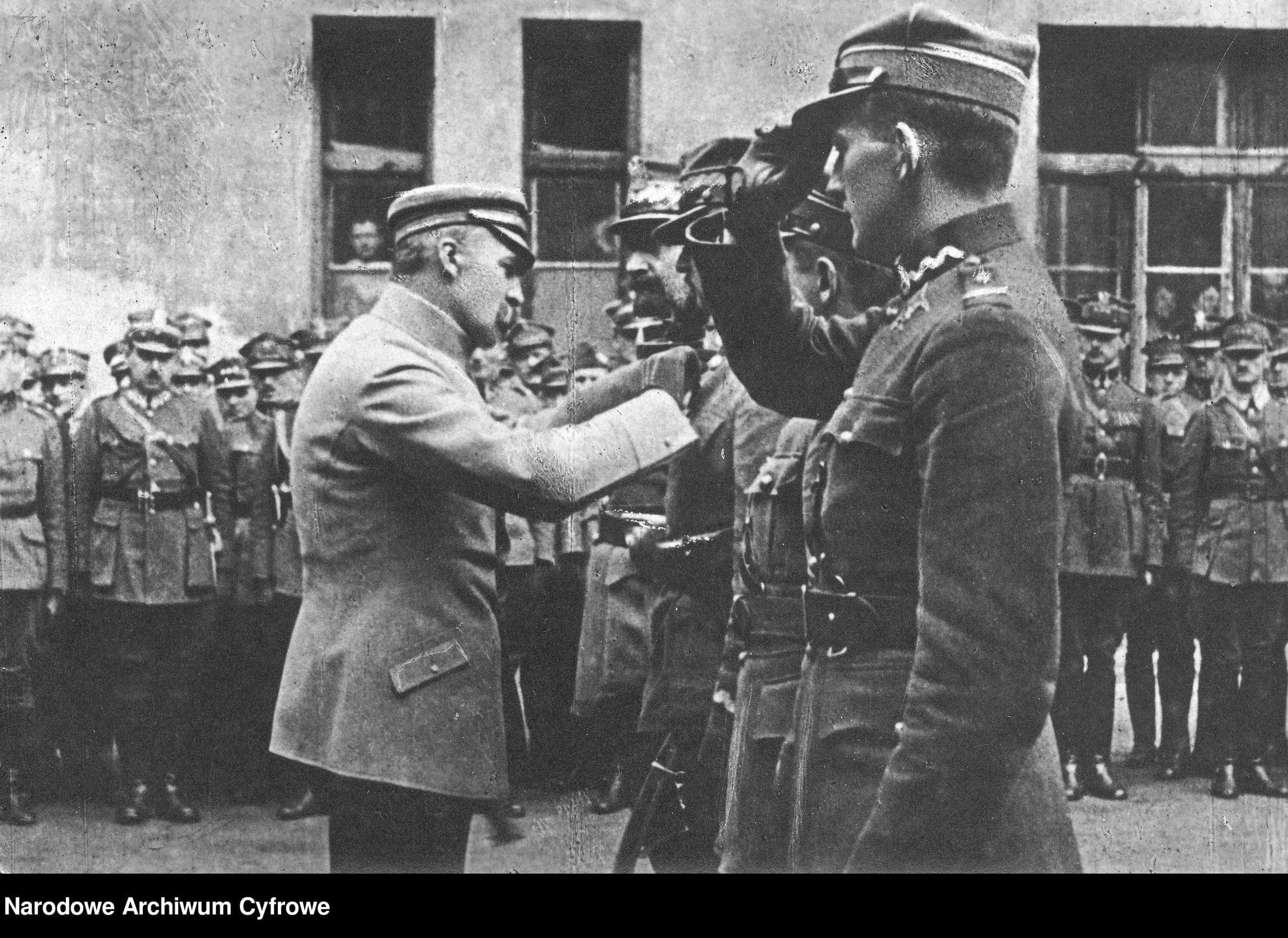 Józef Piłsudski odprawa żołnierska 1920