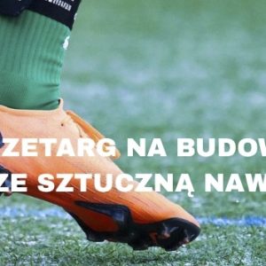 Gmina Błonie – inwestycje – przetarg na budowę boiska ze sztuczną trawą