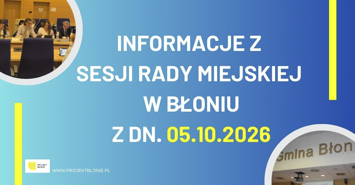 informacje z sesji rady miejskiej