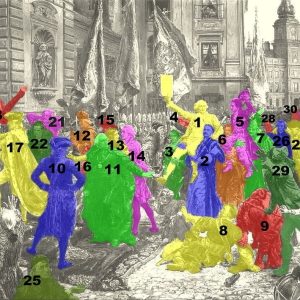 Święto Narodowe Trzeciego Maja. Postaci historyczne na obrazie Jana Matejki.