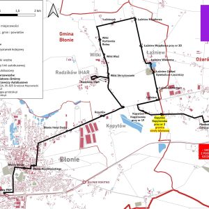 Nowa Linia 14 – Błonie-Radzików-Płochocin zamiast linii do Warszawy. Trasa+rozkład.