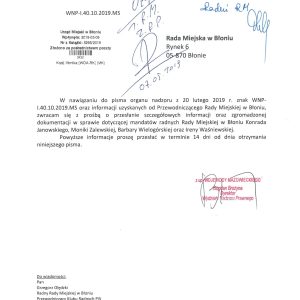 C.D. mandaty radnych