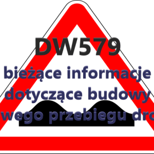 Będą informacje w sprawie budowy nowego odcinka drogi DW 579 !