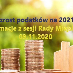 WARTO przeczytać! Informacje z sesji Rady Miejskiej z dn. 09.11.2020