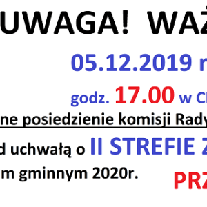 Wspólne posiedzenie komisji Rady Miejskiej – 05.12.2019r. II strefa ZTM i budżet!