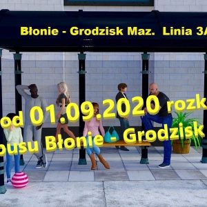 Rozkład jazdy autobusu Błonie – Grodzisk linia 3A aktualny od 01.09.2020r.