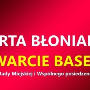 KARTA BŁONIAKA, OTWARCIE BASENU… skrót z sesji RM z 03.02.2020.