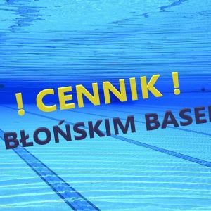 Od 29.07.2020 basen błoński otwarty dla mieszkańców i gości!