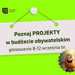 Głosuj w budżecie obywatelskim 2026. Głosowanie w dn. 8-12 września br.