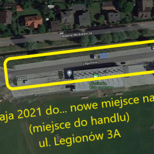 TYMCZASOWY TARG. Nowe miejsce do handlu od maja przy Legionów 3A w Błoniu.