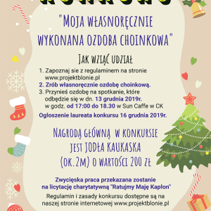 KONKURS ŚWIĄTECZNY ! Super nagroda! Jodła kaukaska!