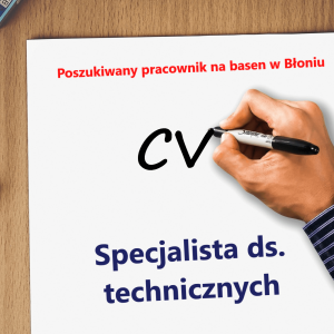 Praca na basenie w Błoniu. Poszukiwany specjalista ds. technicznych.