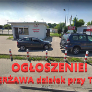 OGŁOSZENIE – dzierżawa działek przy TARGU!