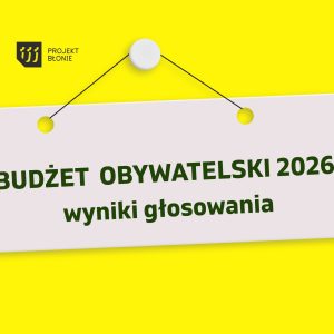 Wyniki głosowania w budżecie obywatelskim 2026